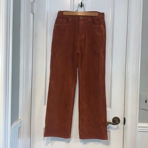 SHEIN Rust Wide Leg Pants